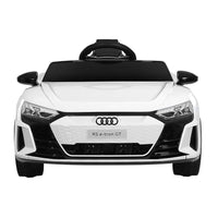 Audi Ride On Car Electric Sports Toy Cars RS e-tron GT Licensed Rigo White 12V Kings Warehouse 