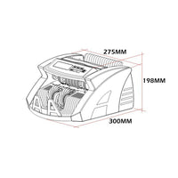Australian currency notes Cash counter machine + Quantity digital display Kings Warehouse 