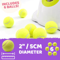 Automatic Ball Launcher Throwing Machine Dog Toys Interactive Tennis Pet 3Balls Pet Care Kings Warehouse 