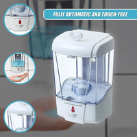 Automatic Liquid Soap/Alcohol Sanitizer Dispenser 700ML Hands-Free Sensor Wall Home & Garden Kings Warehouse 