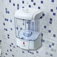 Automatic Liquid Soap/Alcohol Sanitizer Dispenser 700ML Hands-Free Sensor Wall Home & Garden Kings Warehouse 