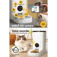 Automatic Pet Feeder 6L Auto Camera Dog Cat Smart Video Wifi Food App Hd March Mayhem Kings Warehouse 