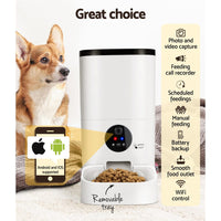 Automatic Pet Feeder 6L Auto Camera Dog Cat Smart Video Wifi Food App Hd March Mayhem Kings Warehouse 
