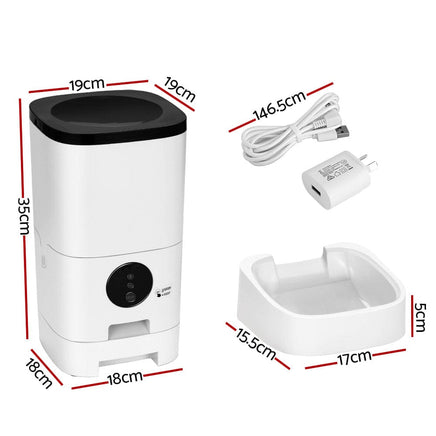 Automatic Pet Feeder 6L Auto Wifi Dog Cat Feeder Smart Food App Control March Mayhem Kings Warehouse 