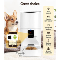 Automatic Pet Feeder 9L Auto Wifi Dog Cat Feeder Smart Food App Dispenser Passionate for Pets Kings Warehouse 