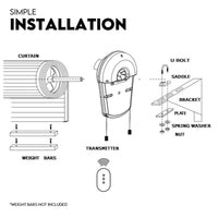 Automatic Roller Door Opener Garage Powerful 1200N Motor Garage 22m&sup2; Rolling AU Home & Garden Kings Warehouse 