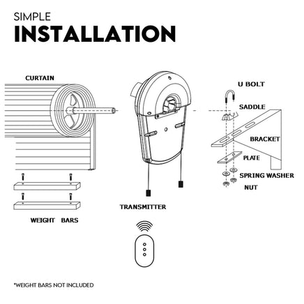 Automatic Roller Door Opener Garage Powerful 1200N Motor Garage 22m&sup2; Rolling AU Home & Garden Kings Warehouse 