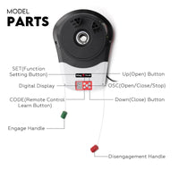 Automatic Roller Door Opener Garage Powerful 1200N Motor Garage 22m&sup2; Rolling AU Home & Garden Kings Warehouse 