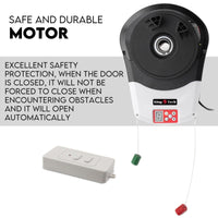 Automatic Roller Door Opener Garage Powerful 1200N Motor Garage 22m&sup2; Rolling AU Home & Garden Kings Warehouse 