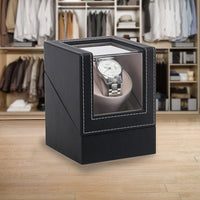 Automatic Watch Winder Display Box Case Motor Rotation Storage PU Leather Home & Garden Kings Warehouse 