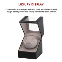 Automatic Watch Winder Display Box Case Motor Rotation Storage PU Leather Home & Garden Kings Warehouse 