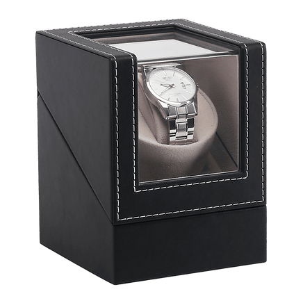 Automatic Watch Winder Display Box Case Motor Rotation Storage PU Leather Home & Garden Kings Warehouse 