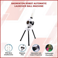 Badminton Robot Automatic Launcher Ball Machine Gift & Novelty Kings Warehouse 