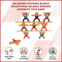 Balancing Stacking Blocks Educational Balance Wooden Acrobatic Toys Game Kings Warehouse 