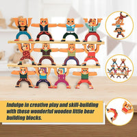 Balancing Stacking Blocks Educational Balance Wooden Acrobatic Toys Game Kings Warehouse 