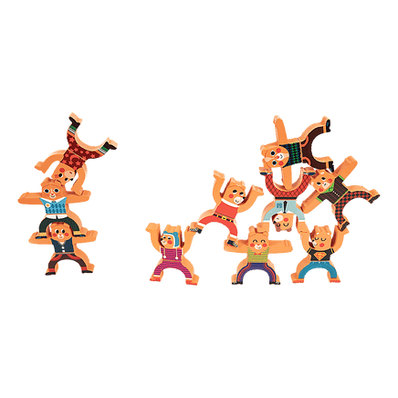 Balancing Stacking Blocks Educational Balance Wooden Acrobatic Toys Game Kings Warehouse 