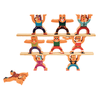 Balancing Stacking Blocks Educational Balance Wooden Acrobatic Toys Game Kings Warehouse 