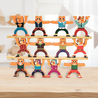 Balancing Stacking Blocks Educational Balance Wooden Acrobatic Toys Game Kings Warehouse 