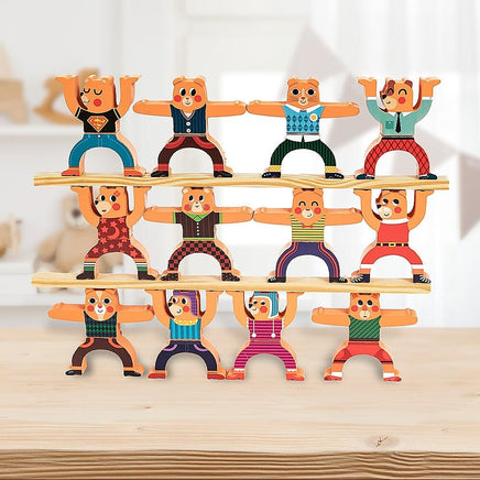 Balancing Stacking Blocks Educational Balance Wooden Acrobatic Toys Game Kings Warehouse 
