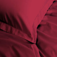 Balmain 1000 Thread Count Hotel Grade Bamboo Cotton Quilt Cover Pillowcases Set - King - Bordeaux Kings Warehouse 