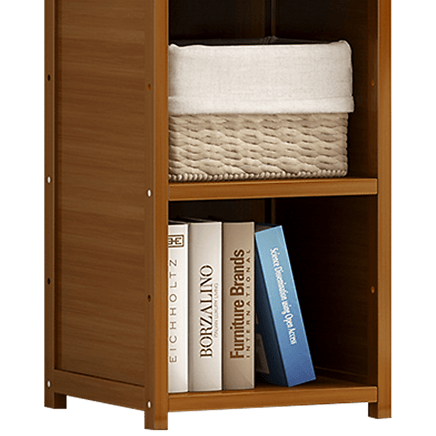 Bamboo 4-Shelf Bookcase – Adjustable Display Storage Rack Stand for Living Room, Bedroom, Office or Home Organisation Baby & Kids Kings Warehouse 