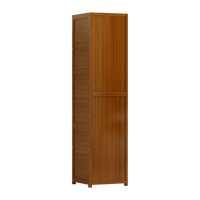 Bamboo 5-Shelf Bookcase – Tall Display Storage Rack Stand for Living Room, Bedroom, Office or Home Organisation Furniture Kings Warehouse 