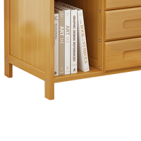 Bamboo Bedside Table Nightstand Storage Bedroom Sofa Side Stand Furniture Kings Warehouse 