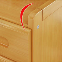 Bamboo Bedside Table Nightstand Storage Bedroom Sofa Side Stand Furniture Kings Warehouse 