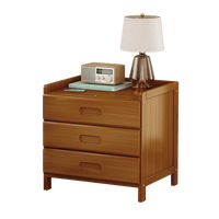 Bamboo Bedside Table Nightstand Storage Bedroom Sofa Side Stand Furniture Kings Warehouse 