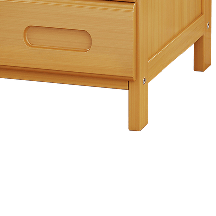 Bamboo Bedside Table Nightstand Storage Bedroom Sofa Side Stand Furniture Kings Warehouse 