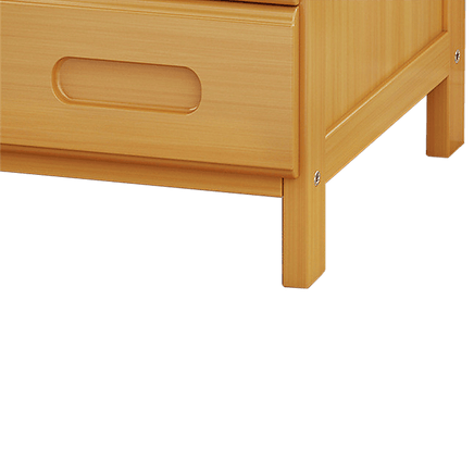 Bamboo Bedside Table Nightstand Storage Bedroom Sofa Side Stand Furniture Kings Warehouse 