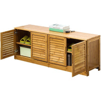 Bamboo Bench Seat Bench Storage Bench 99cm Furniture Kings Warehouse 