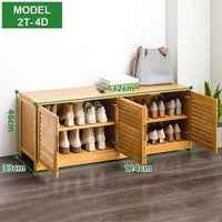 Bamboo Bench Seat Bench Storage Bench 99cm Furniture Kings Warehouse 