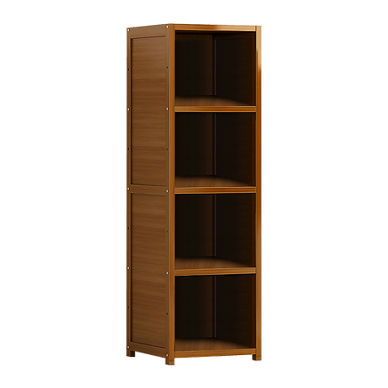 Bamboo Shelf Bookcase Display Storage Rack Stand Livingroom Bedroom Baby & Kids Kings Warehouse 