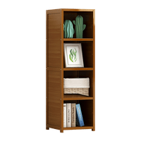 Bamboo Shelf Bookcase Display Storage Rack Stand Livingroom Bedroom Baby & Kids Kings Warehouse 