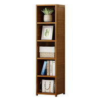 Bamboo Shelf Bookcase Display Storage Rack Stand Livingroom Bedroom Furniture Kings Warehouse 