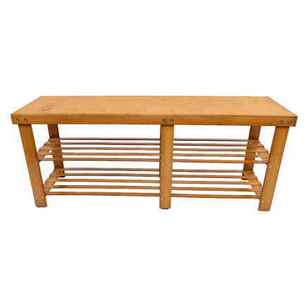 Bamboo Shoe Rack Wooden Bench Storage Organiser Cabinet Holder Stool Furniture Kings Warehouse 