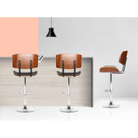 Bar Stools Gas Lift Leather Black Furniture Kings Warehouse 
