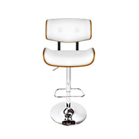 Bar Stools Gas Lift Leather White Furniture Kings Warehouse 