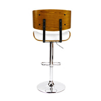 Bar Stools Gas Lift Leather White Furniture Kings Warehouse 