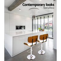 Bar Stools Gas Lift Leather White Furniture Kings Warehouse 