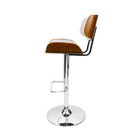 Bar Stools Gas Lift Leather White Furniture Kings Warehouse 