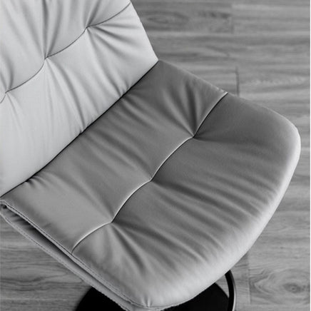 Bar Stools Kitchen Bar Stool Leather Barstools Swivel Gas Lift Counter Chairs x2 BS8406 Black Furniture Kings Warehouse 