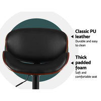 Bar Stools Kitchen Leather Barstools Swivel Gas Lift Vintage Chairs Black Furniture Kings Warehouse 