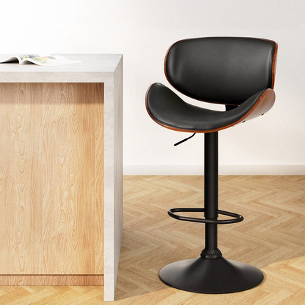 Bar Stools Kitchen Leather Barstools Swivel Gas Lift Vintage Chairs Black Furniture Kings Warehouse 