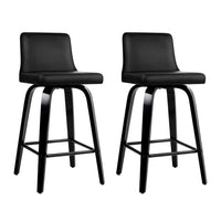 Bar Stools Kitchen Leather Barstools Swivel Wooden Chairs X2 Furniture Kings Warehouse 