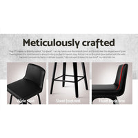Bar Stools Kitchen Leather Barstools Swivel Wooden Chairs X2 Furniture Kings Warehouse 