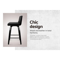 Bar Stools Kitchen Leather Barstools Swivel Wooden Chairs X4 Furniture Kings Warehouse 