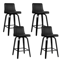 Bar Stools Kitchen Leather Barstools Swivel Wooden Chairs X4 Furniture Kings Warehouse 