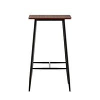 Bar Table Industrial Dining Desk High Wood Kitchen Shelf Wooden Cafe Pub Redecorate for Winter Kings Warehouse 